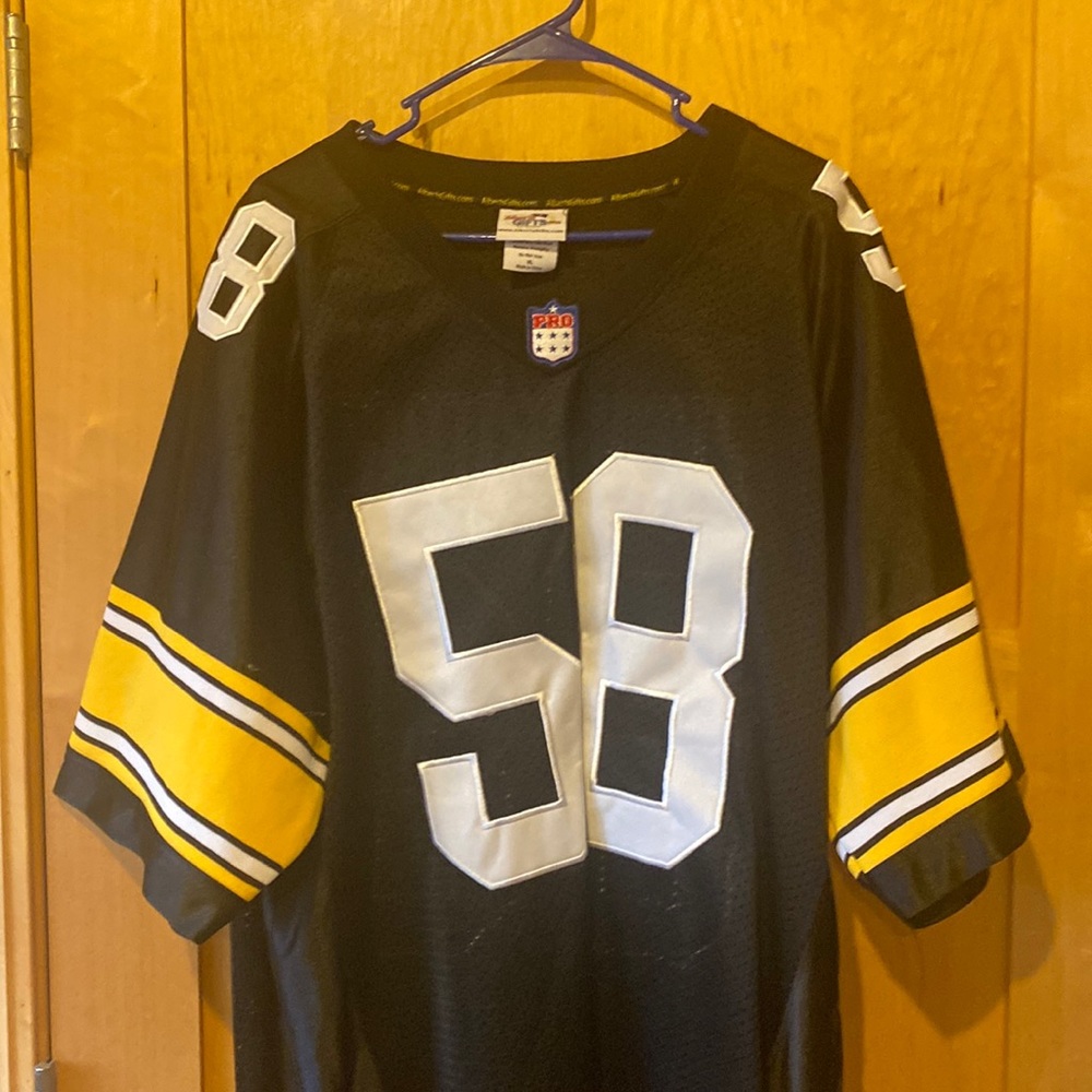 Pittsburgh football jersey number 58
